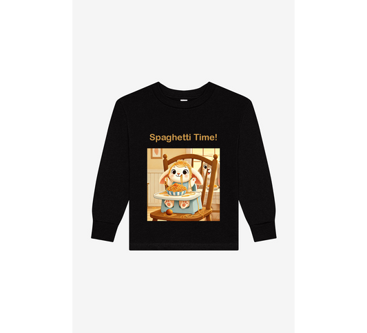 Spaghetti Time! Toddler Long Sleeve