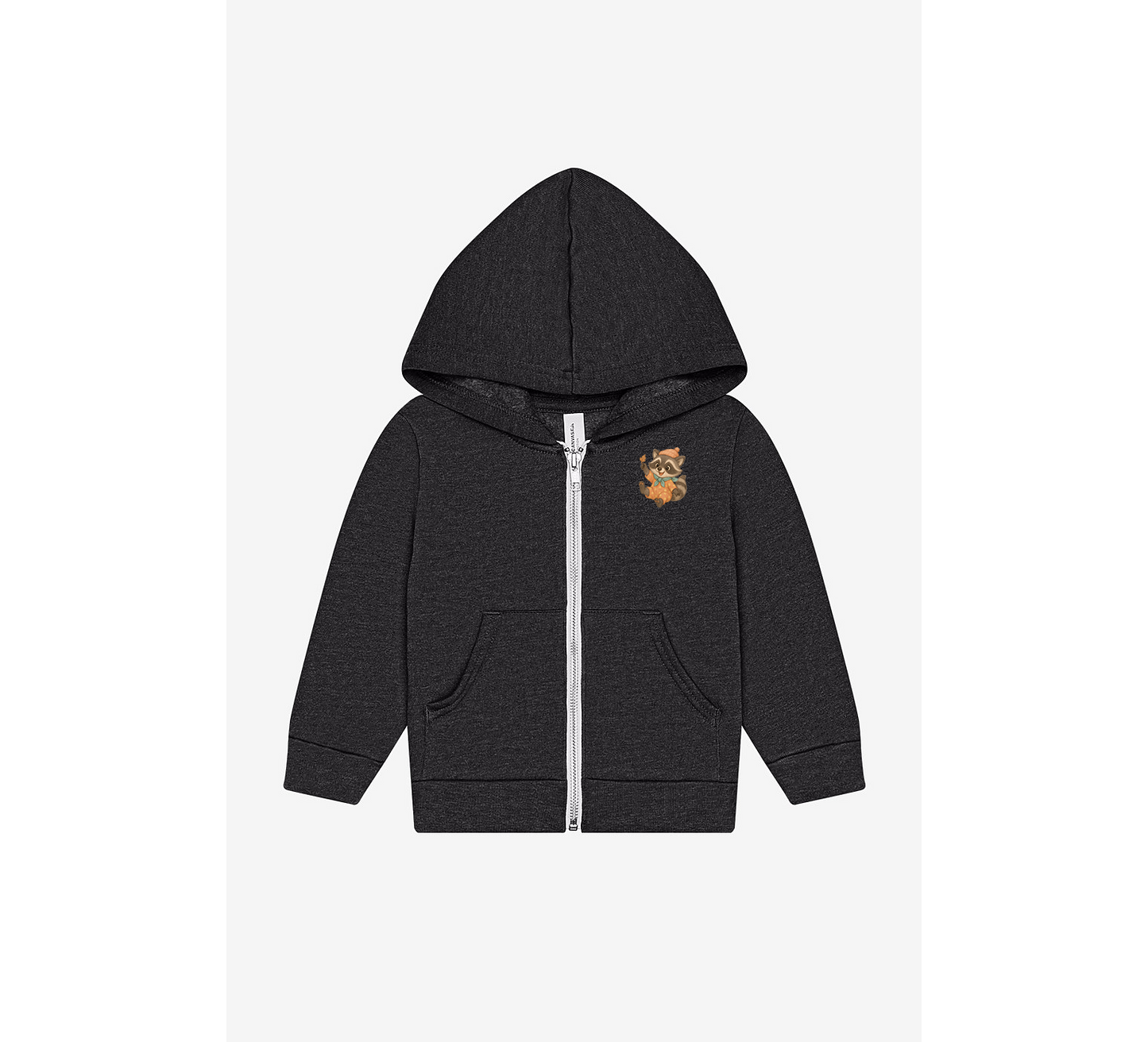 Baby Raccoon! Toddler Zip Hoodie