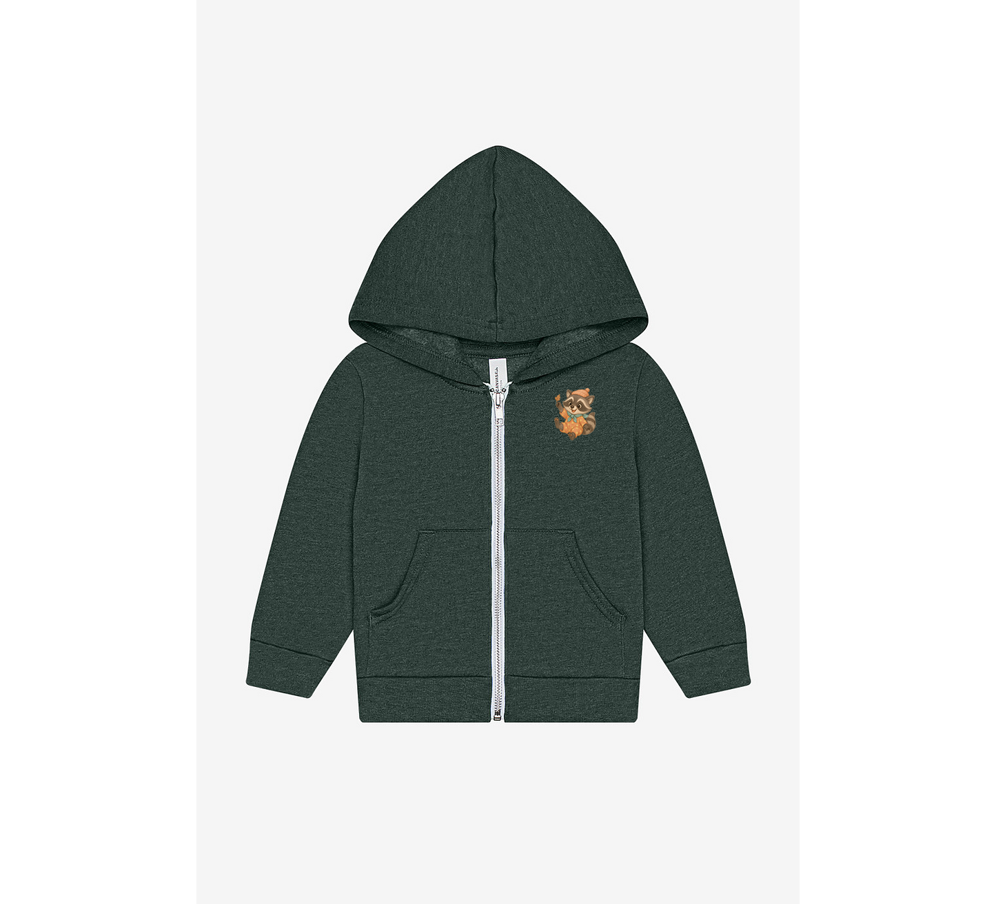 Baby Raccoon! Toddler Zip Hoodie