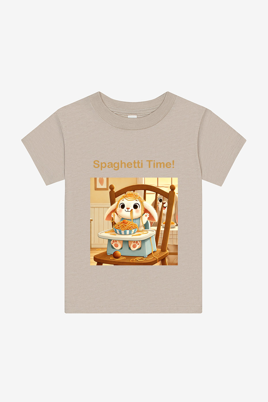 Spaghetti Time! Toddler Short Sleeve T-shirt