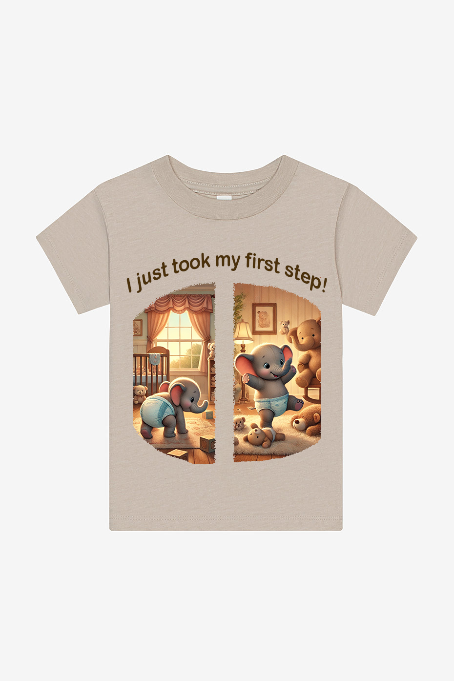 First Step! Toddler Short Sleeve T-shirt