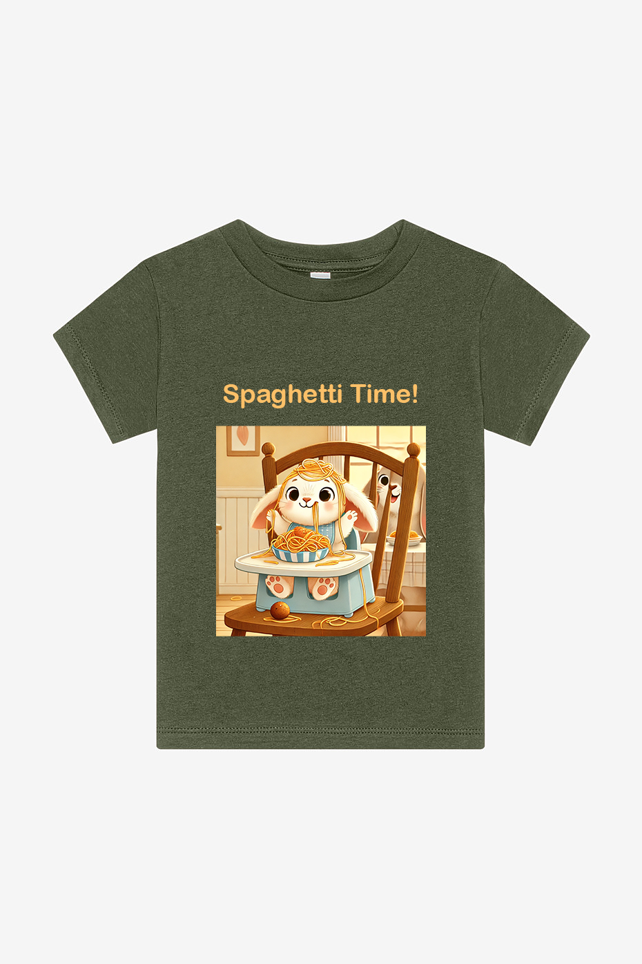Spaghetti Time! Toddler Short Sleeve T-shirt