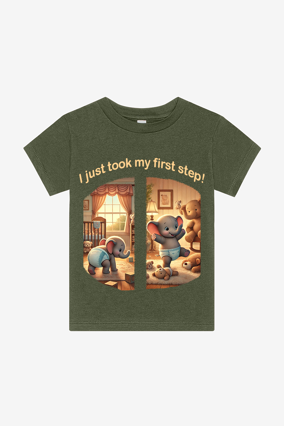 First Step! Toddler Short Sleeve T-shirt