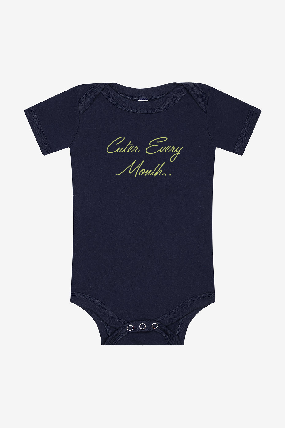 Cuter Every Month! Infant Short Sleeve Onesie