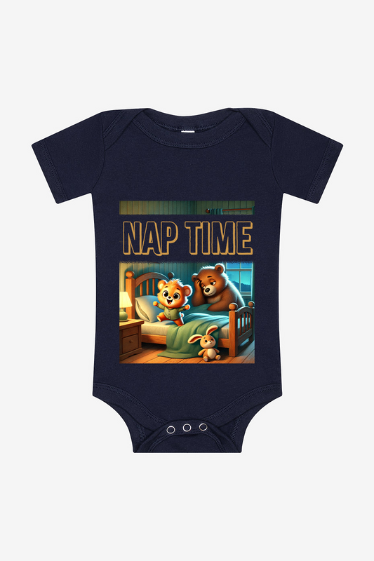 Nap Time! Infant Short Sleeve Onesie