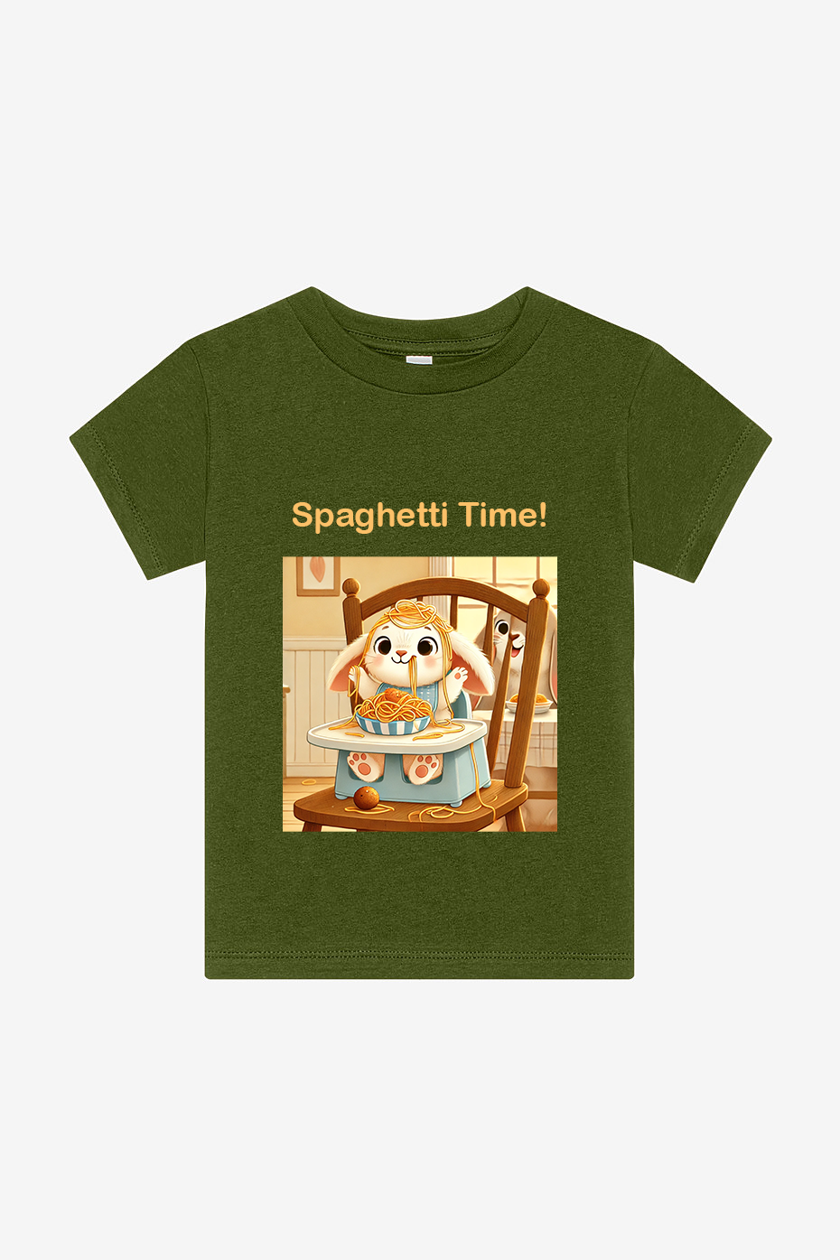 Spaghetti Time! Toddler Short Sleeve T-shirt