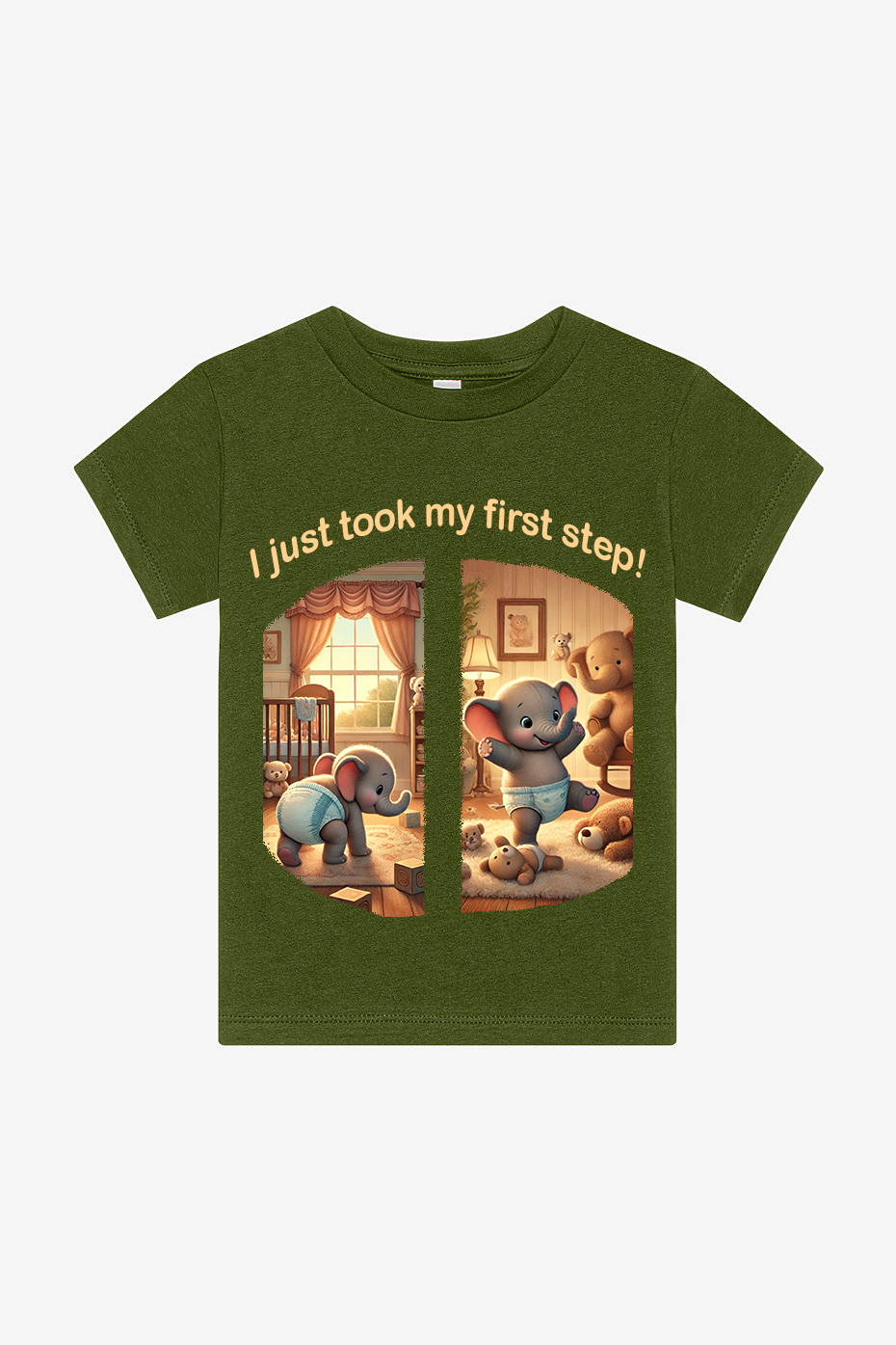 First Step! Toddler Short Sleeve T-shirt