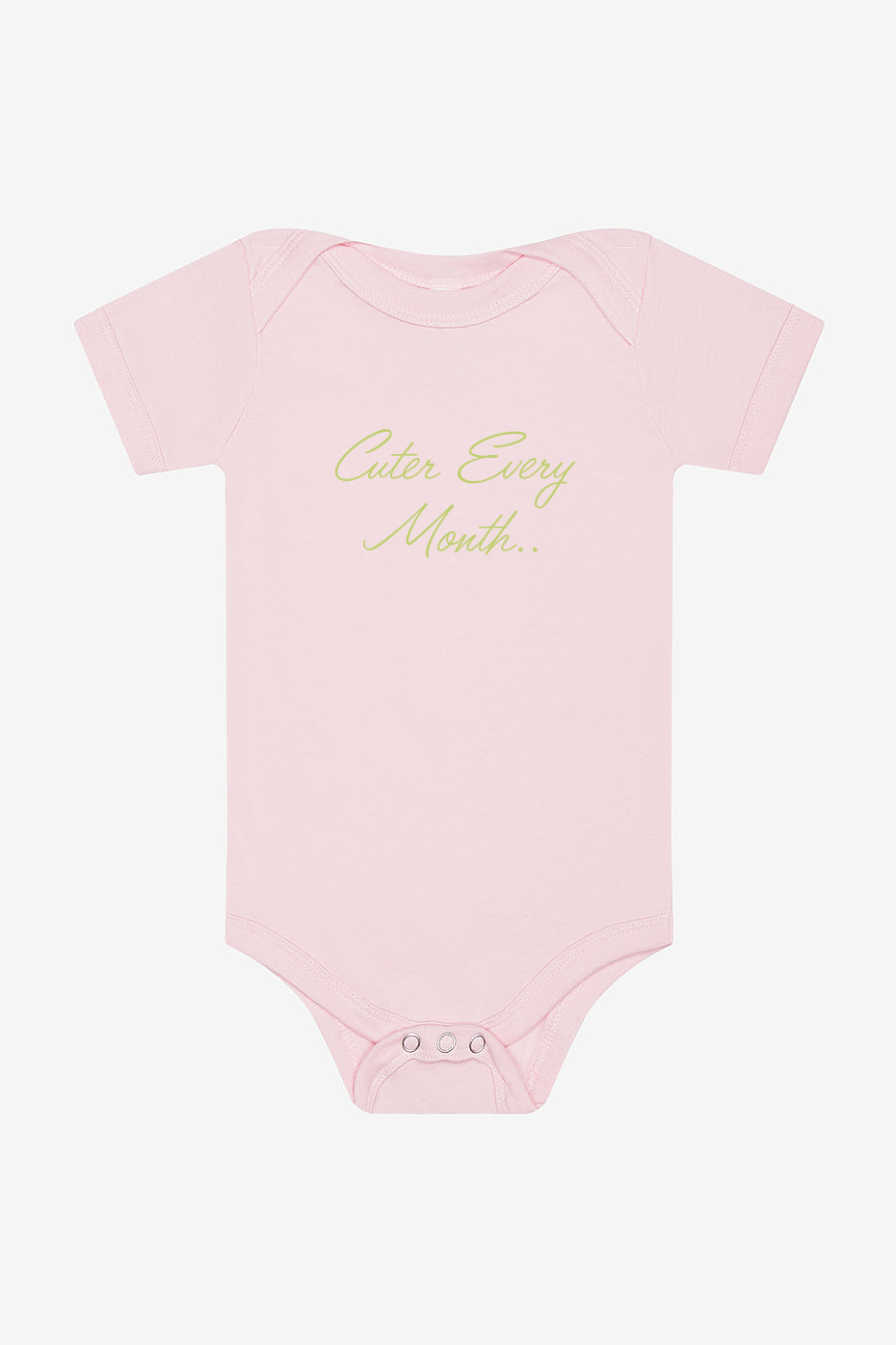 Cuter Every Month! Infant Short Sleeve Onesie