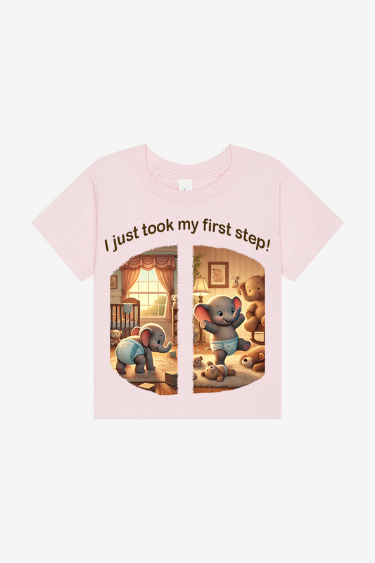 First Step! Infant Short Sleeve T-shirt