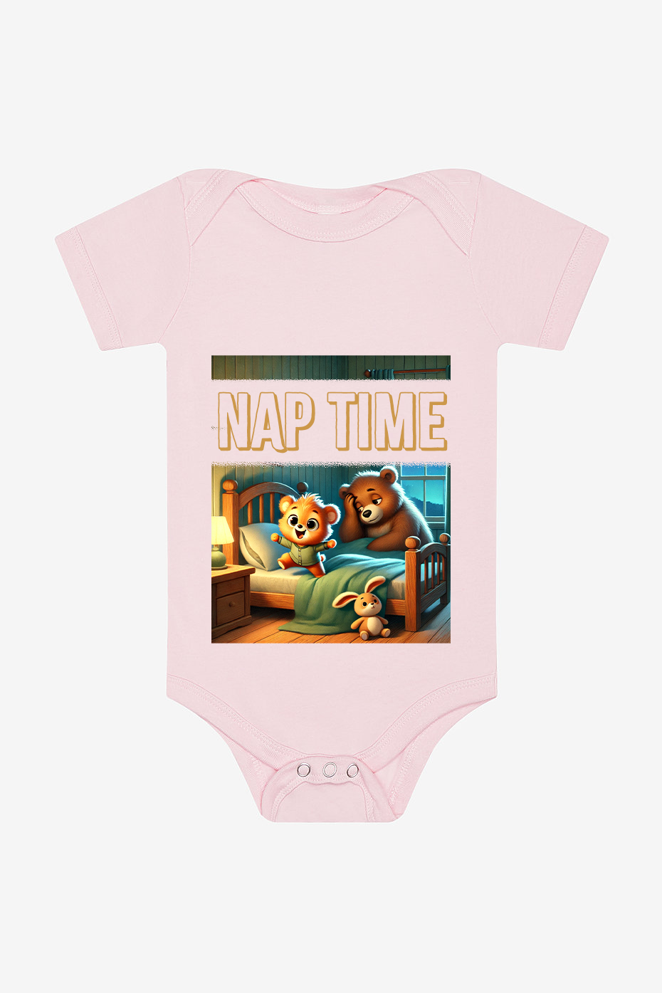 Nap Time! Infant Short Sleeve Onesie