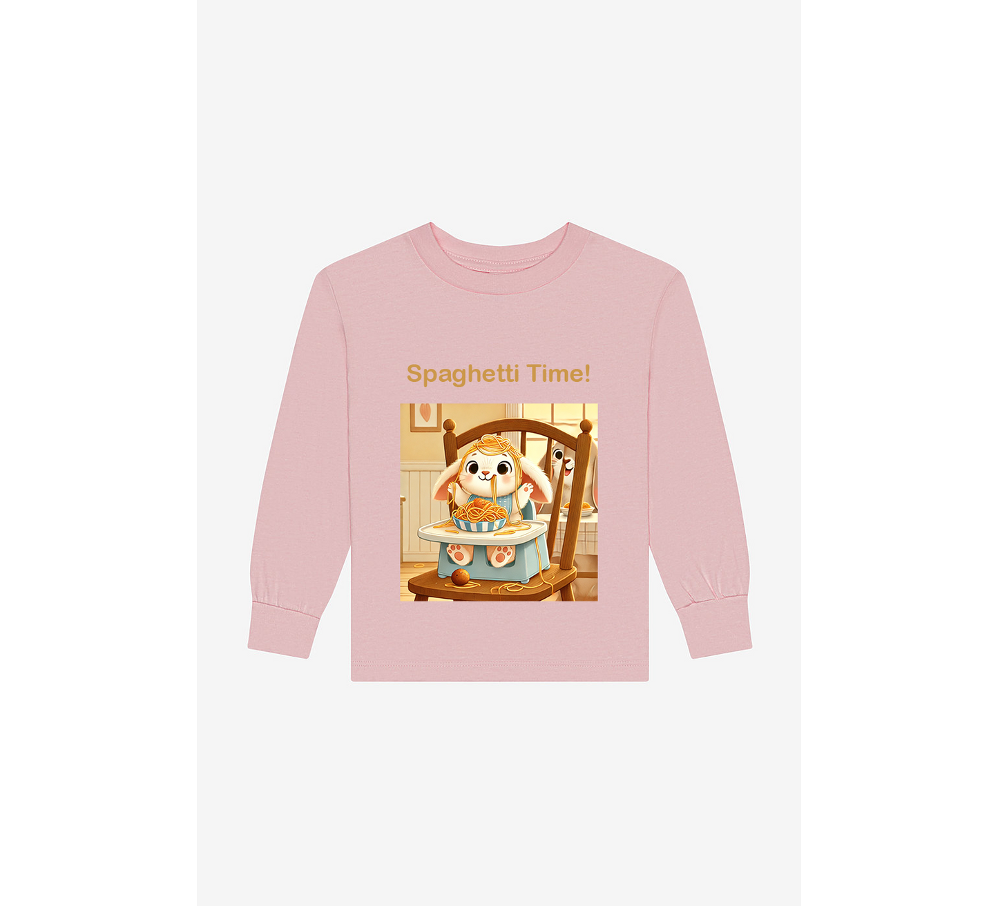 Spaghetti Time! Toddler Long Sleeve