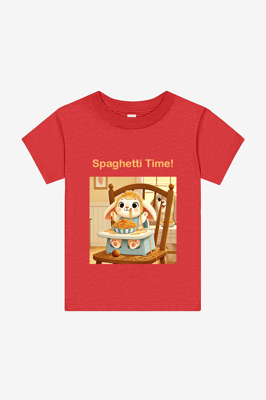 Spaghetti Time! Toddler Short Sleeve T-shirt