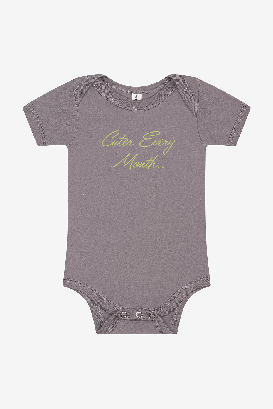 Cuter Every Month! Infant Short Sleeve Onesie