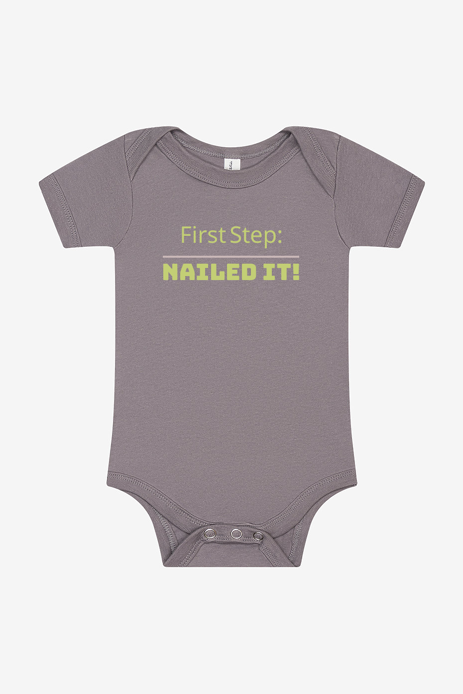 First Step! Infant Short Sleeve Onesie
