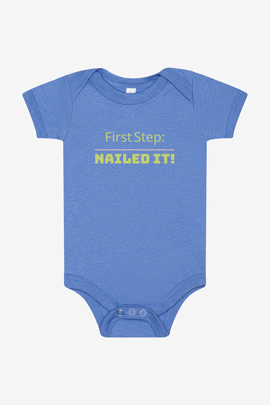 First Step! Infant Short Sleeve Onesie