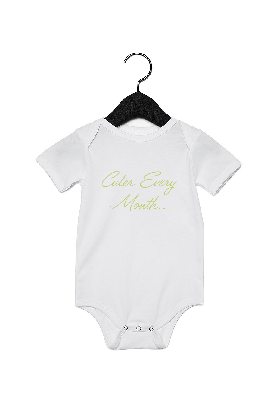 Cuter Every Month! Infant Short Sleeve Onesie