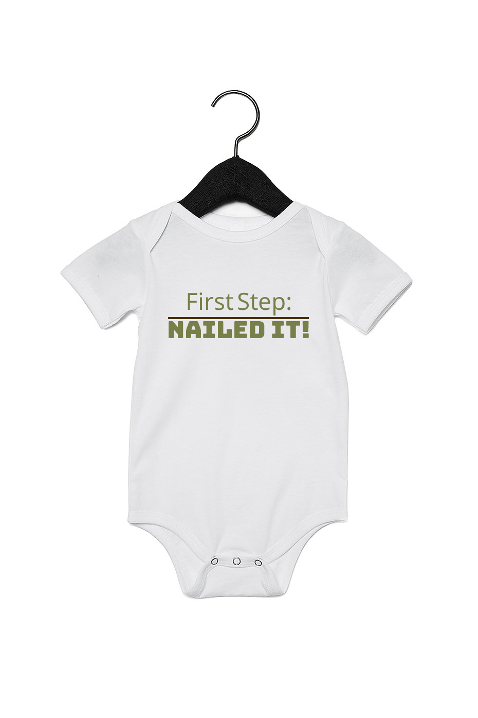 First Step! Infant Short Sleeve Onesie