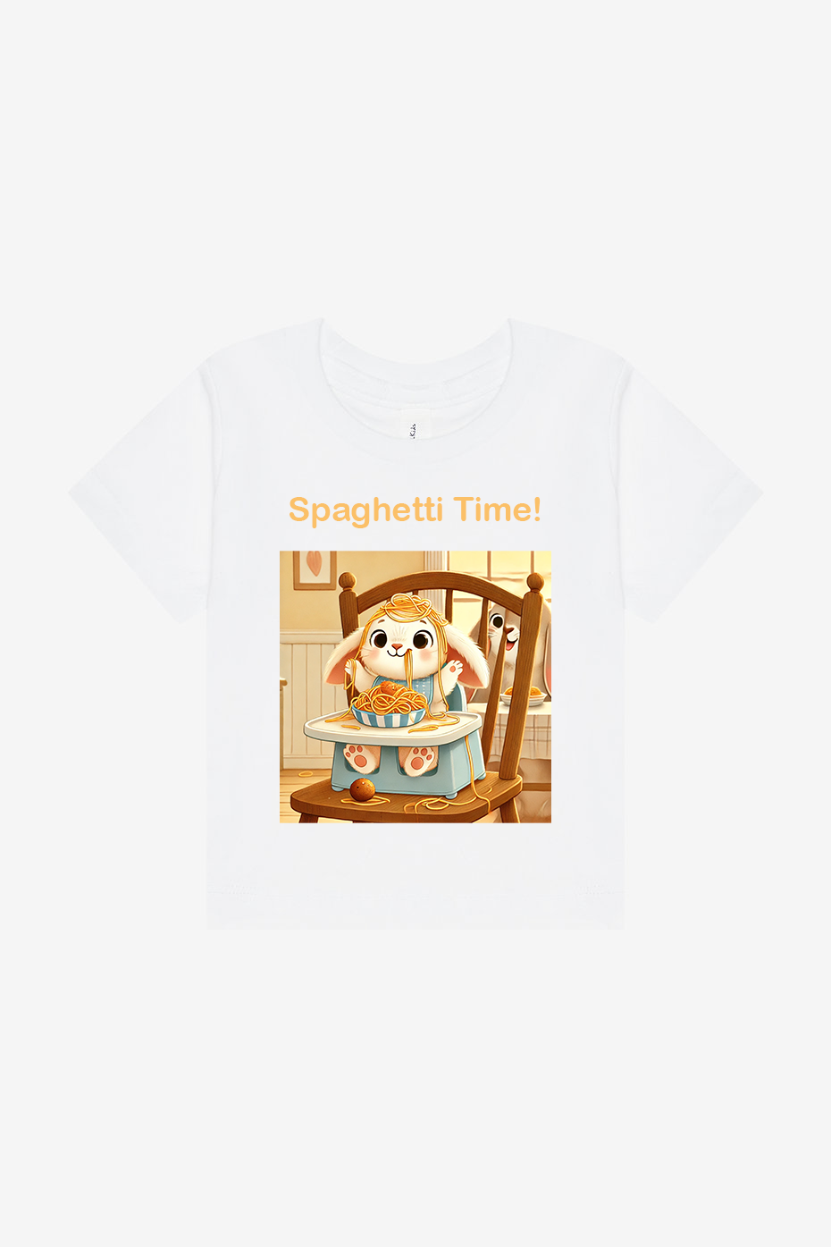 Spaghetti Time! Infant Short Sleeve T-shirt