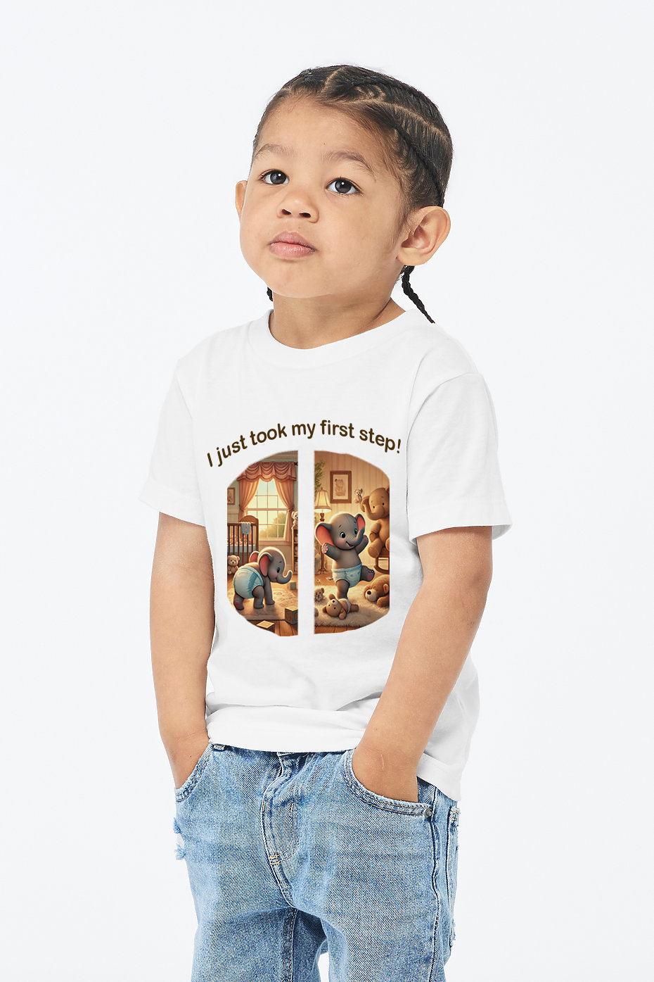 First Step! Toddler Short Sleeve T-shirt