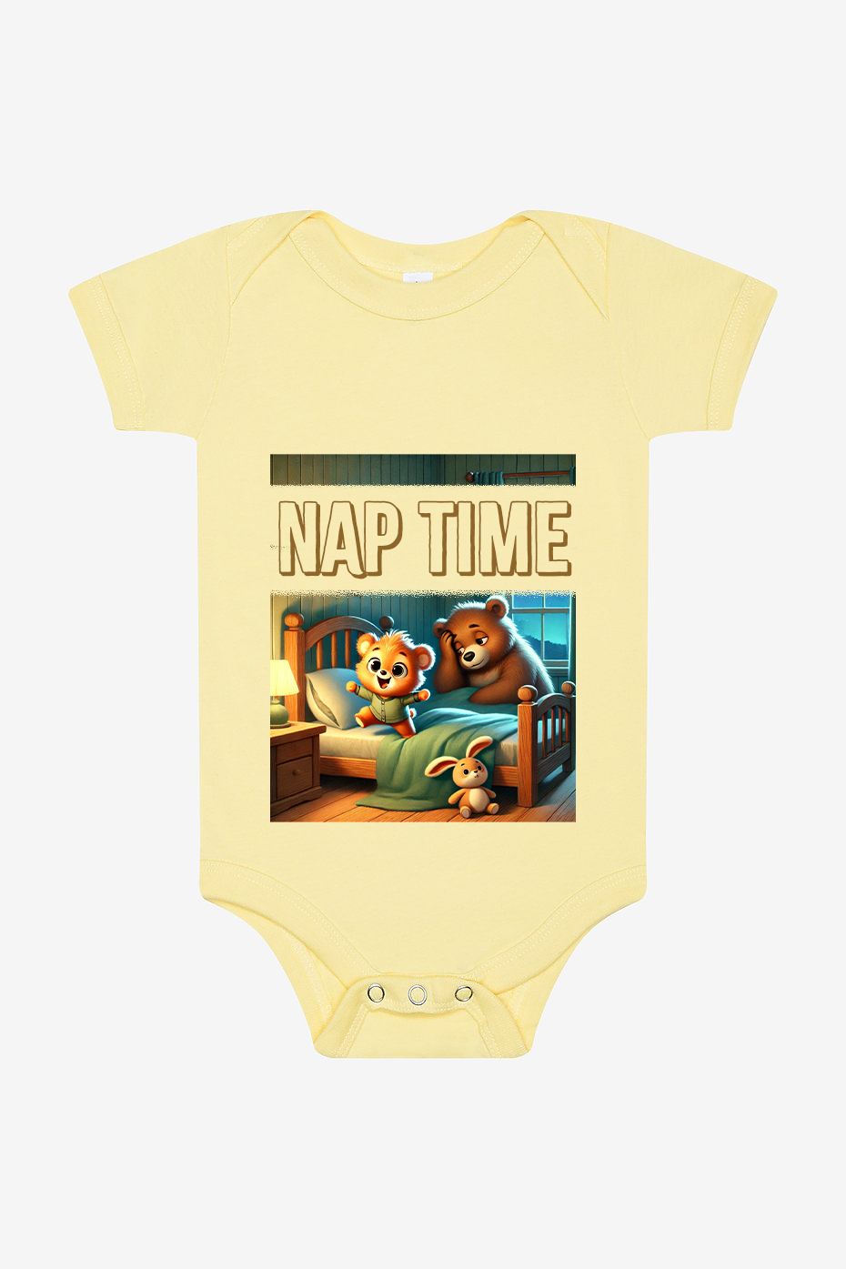 Nap Time! Infant Short Sleeve Onesie