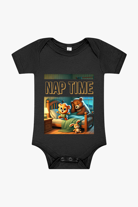 Nap Time! Infant Short Sleeve Onesie