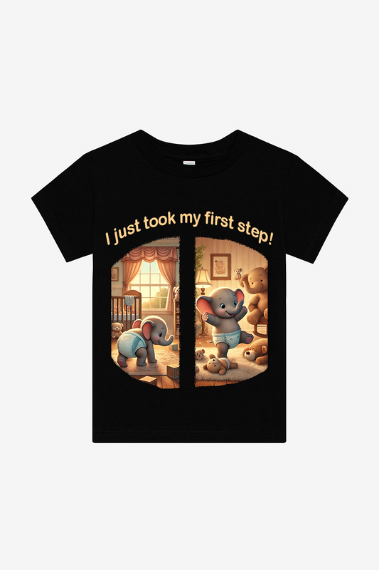 First Step! Toddler Short Sleeve T-shirt